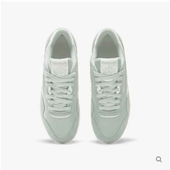 NEW REEBOK Fiori Low Profile Jogger Sneakers for women in Natural/Green 7254j2 - Picture 6 of 10